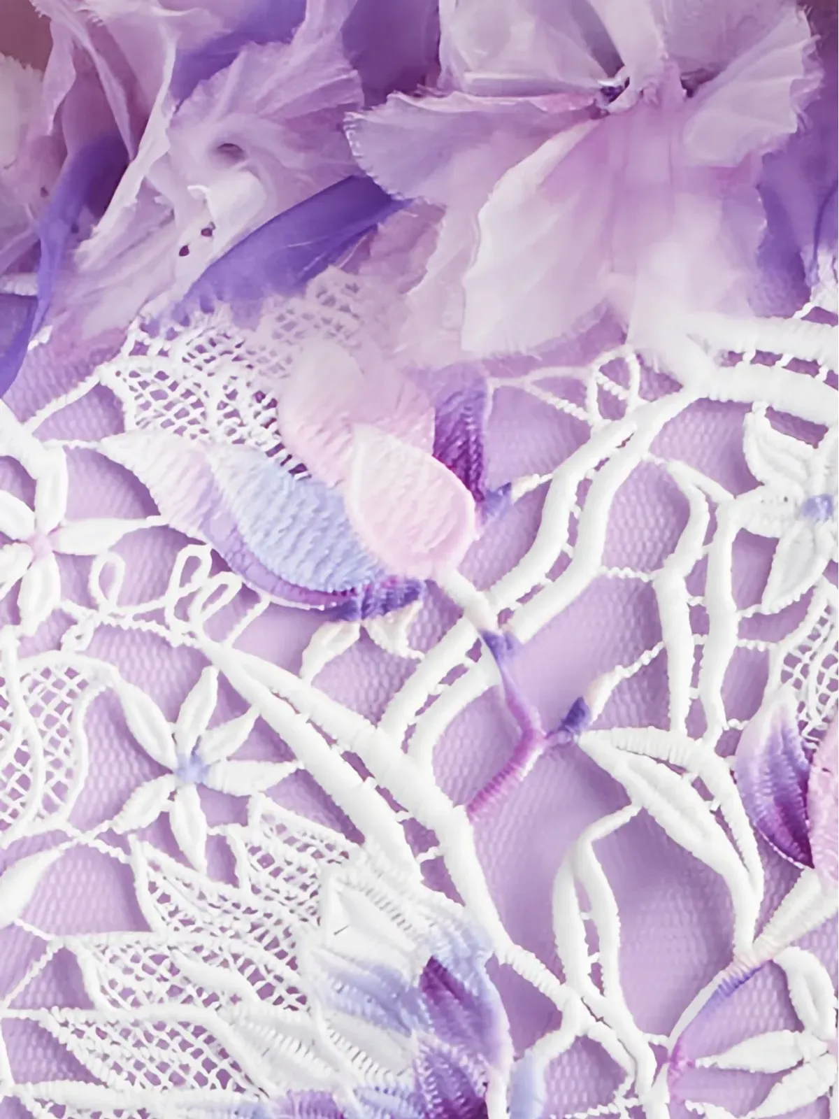 Tadashi Shoji リオラ オフショルダー フローラルレース ガウン - 画像5