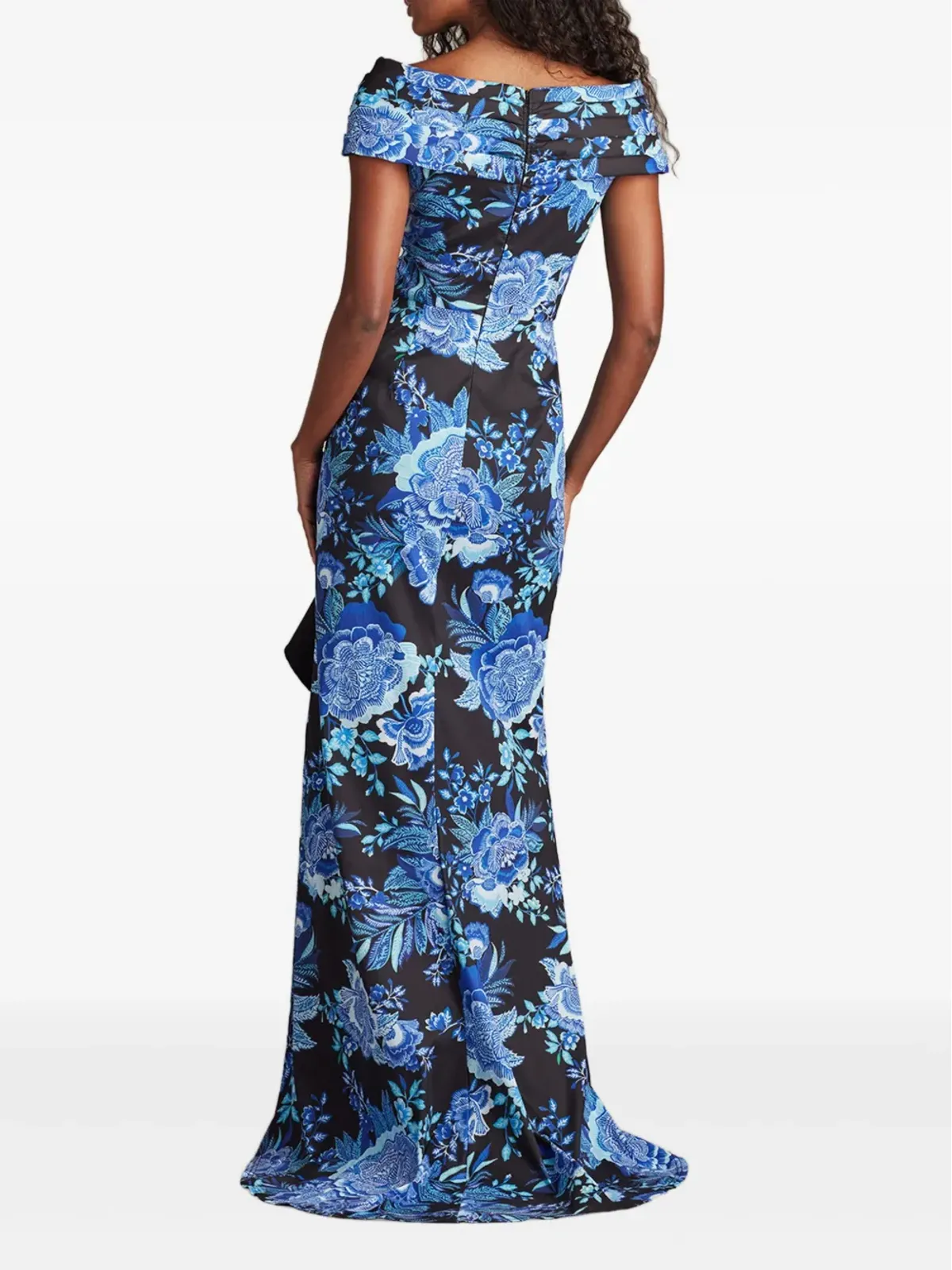 Tadashi Shoji Sonora floral-print off-shoulder gown - Black - 画像3