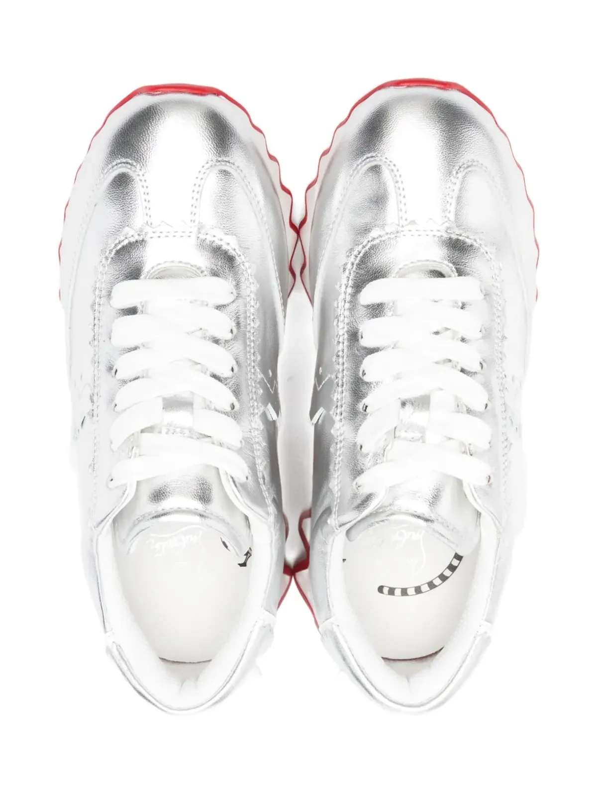 Christian Louboutin Kids パネルドスニーカー - 画像3