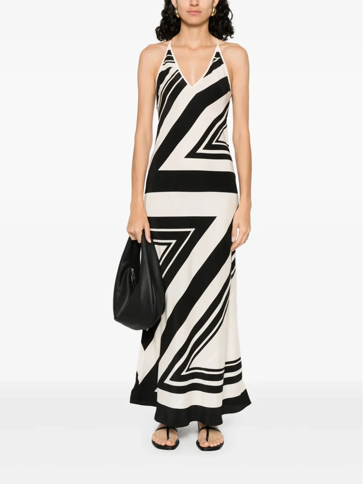 SIR. シルクドレス ブラック - 画像2