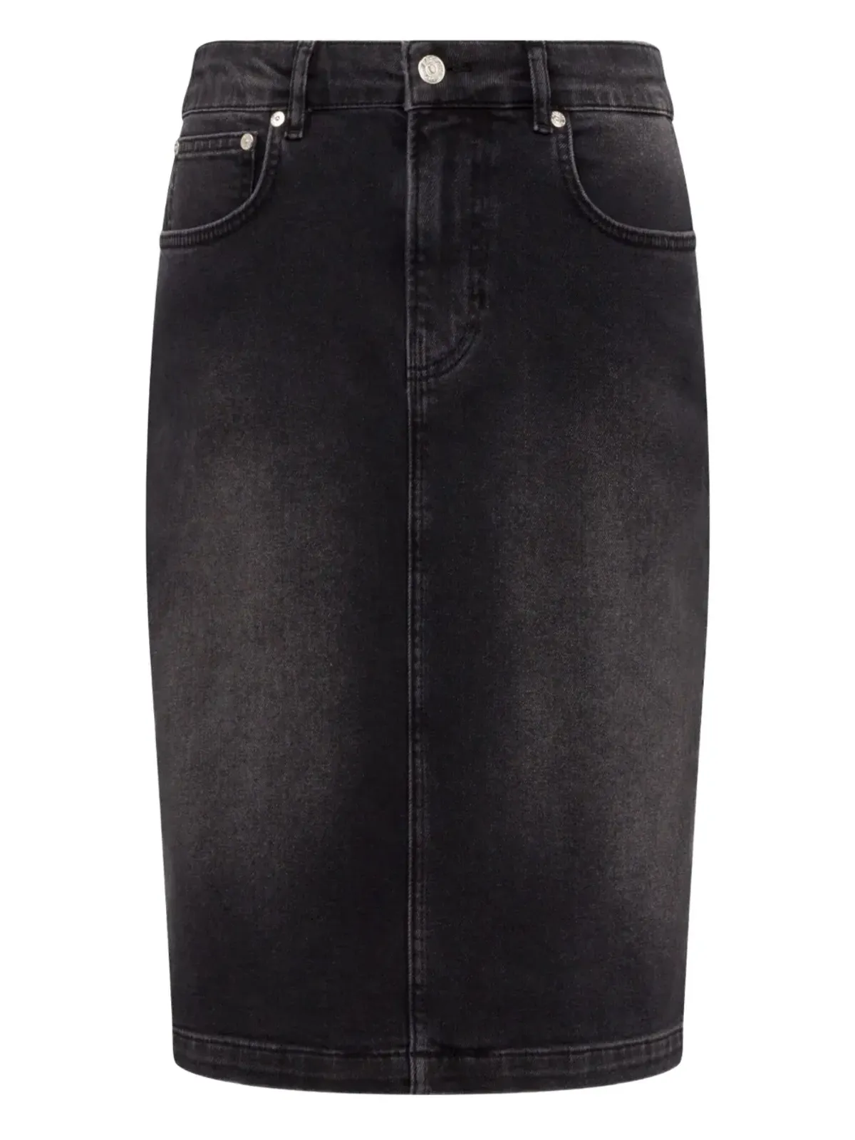 MOSCHINO JEANS ハイライズデニムスカート - グレー - 画像1