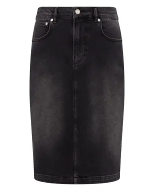 MOSCHINO JEANS ハイライズデニムスカート - グレー - サムネイル1
