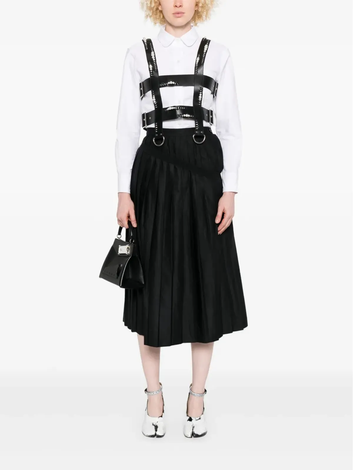 Noir Kei Ninomiya フェイクレザー ハーネスベスト - 画像2