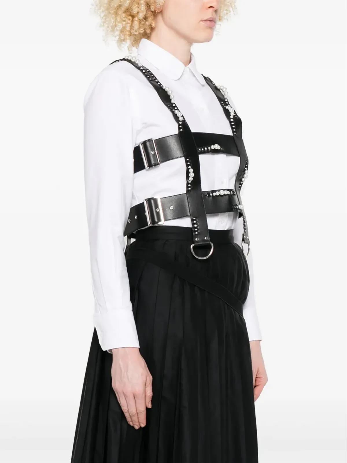 Noir Kei Ninomiya フェイクレザー ハーネスベスト - 画像3