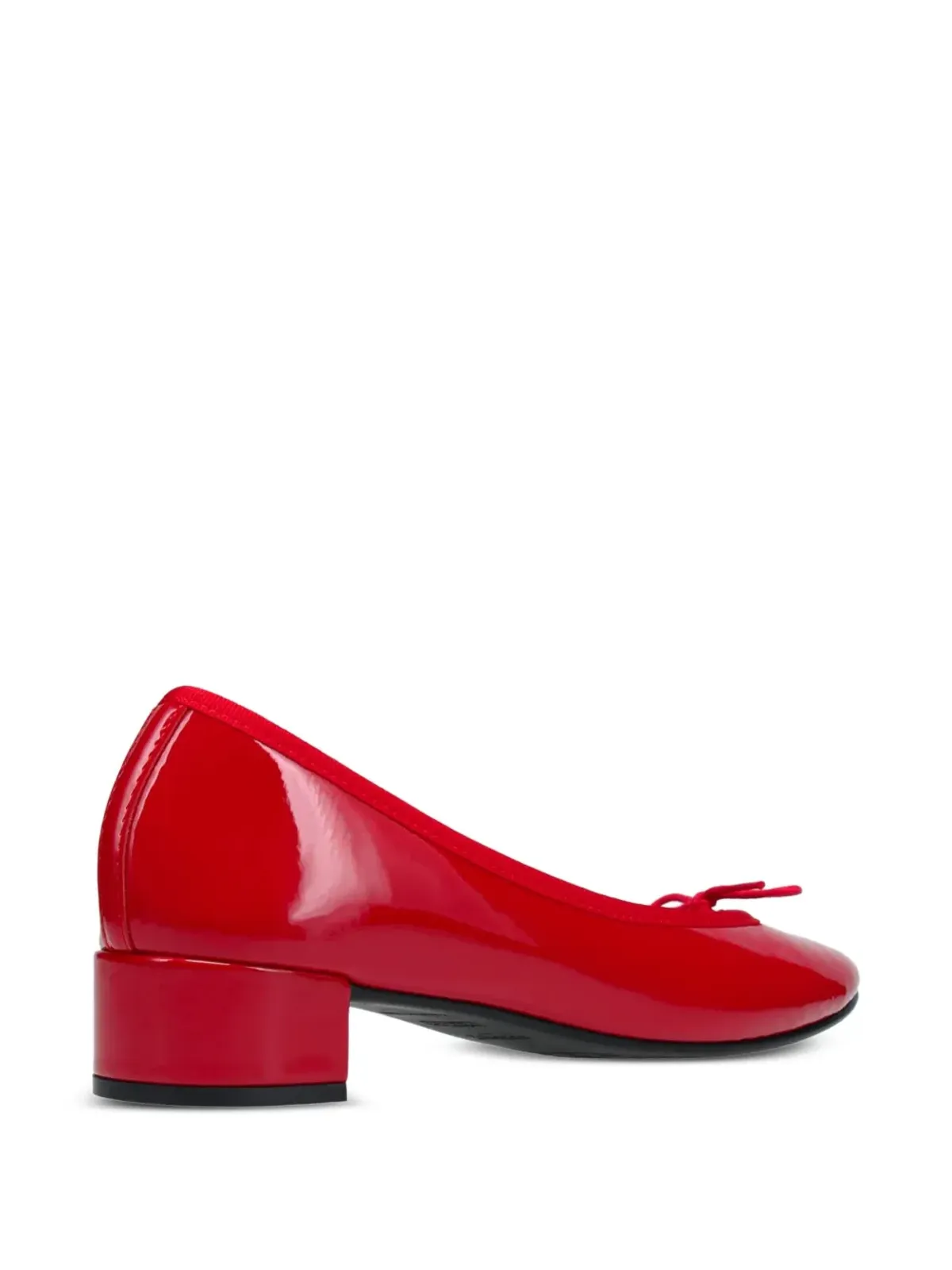 Repetto ボウディテール ブロックヒール パンプス - Red - 画像3
