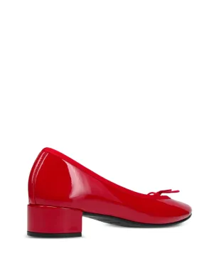 Repetto ボウディテール ブロックヒール パンプス - Red - サムネイル3