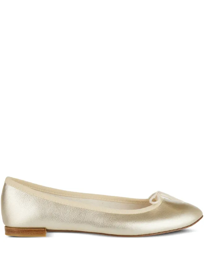 Repetto Repetto センドリオン メタリック バレエフラット - Neutralsの商品画像