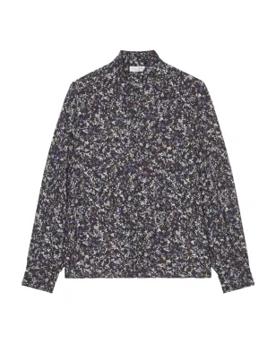 Marc O'Polo 花柄プリント ボタンアップシャツ - Blue - サムネイル1