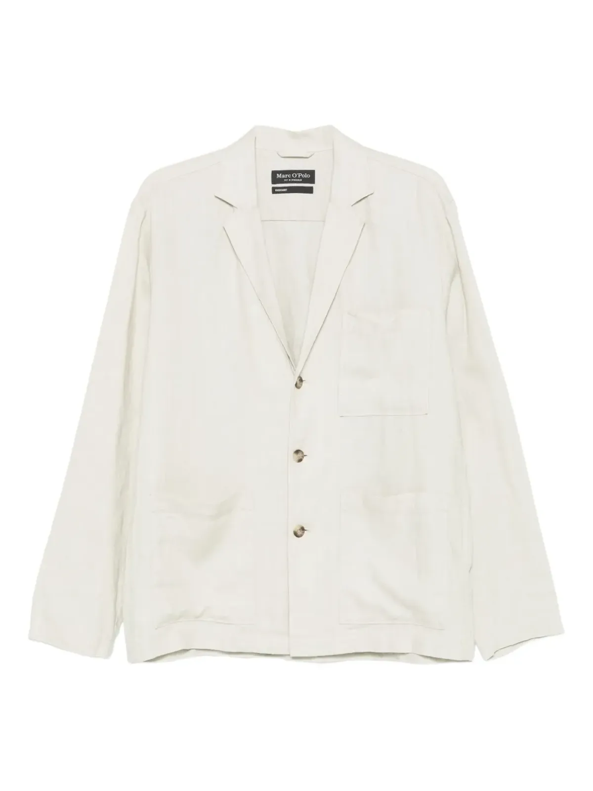 Marc O'Polo グレーのシングルブレストブレザー - 画像1