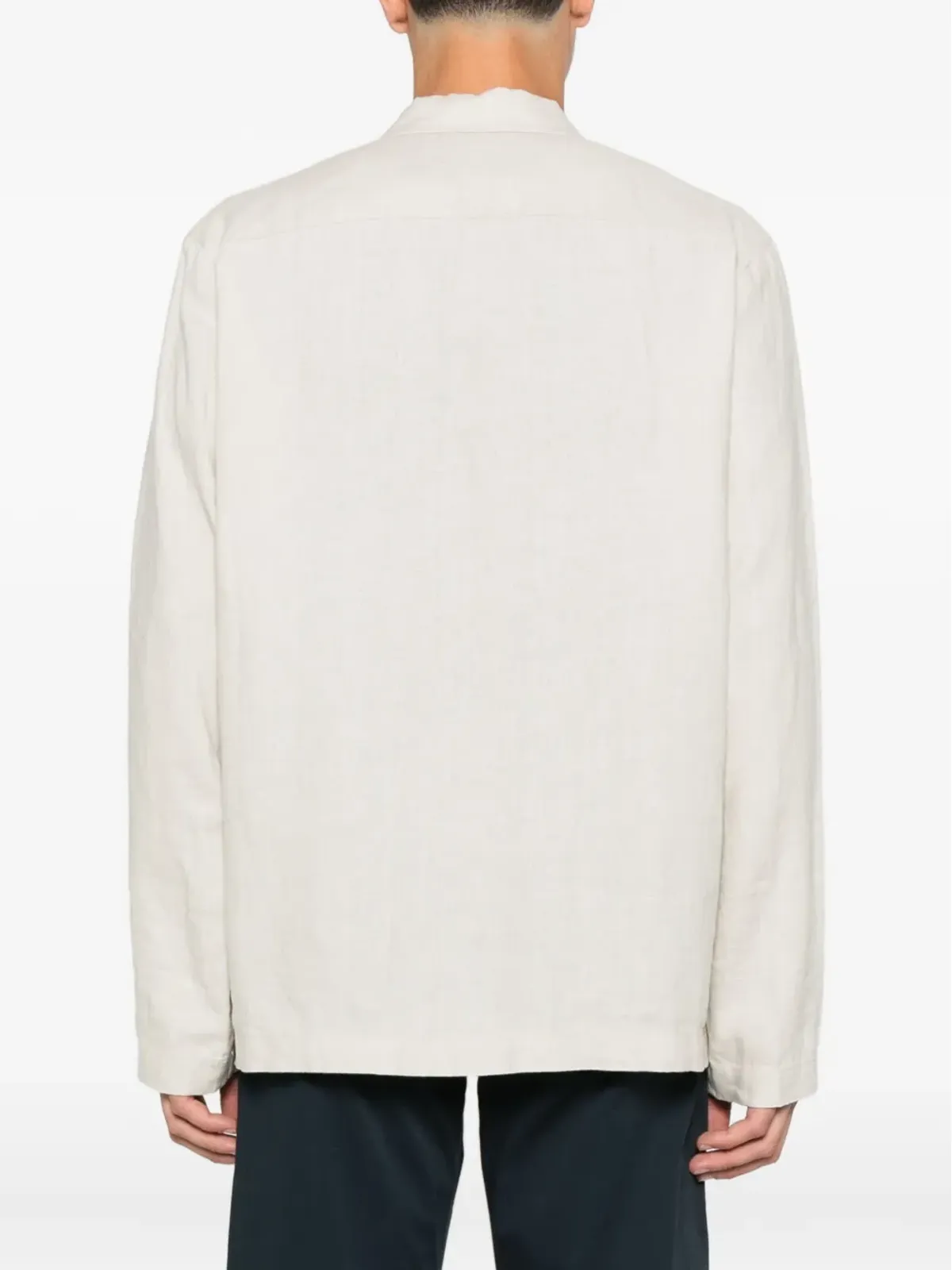 Marc O'Polo グレーのシングルブレストブレザー - 画像4