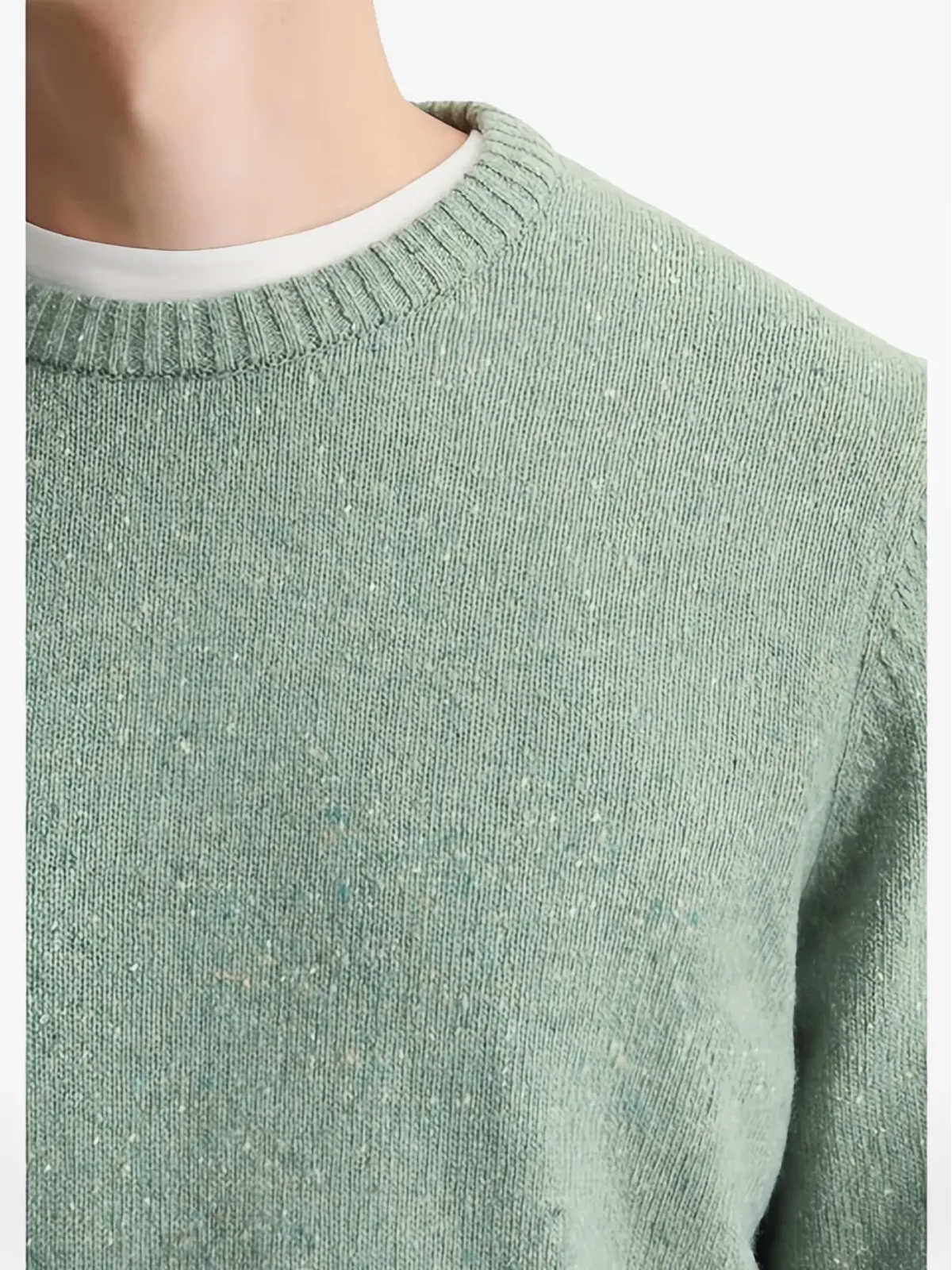 Marc O'Polo スペックルドニット クルーネックセーター - 画像4