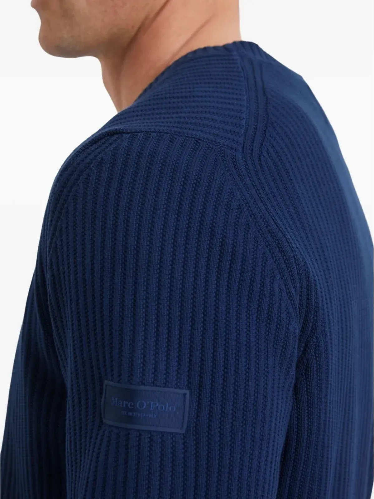 Marc O'Polo リブ編みクルーネックセーター - 画像4