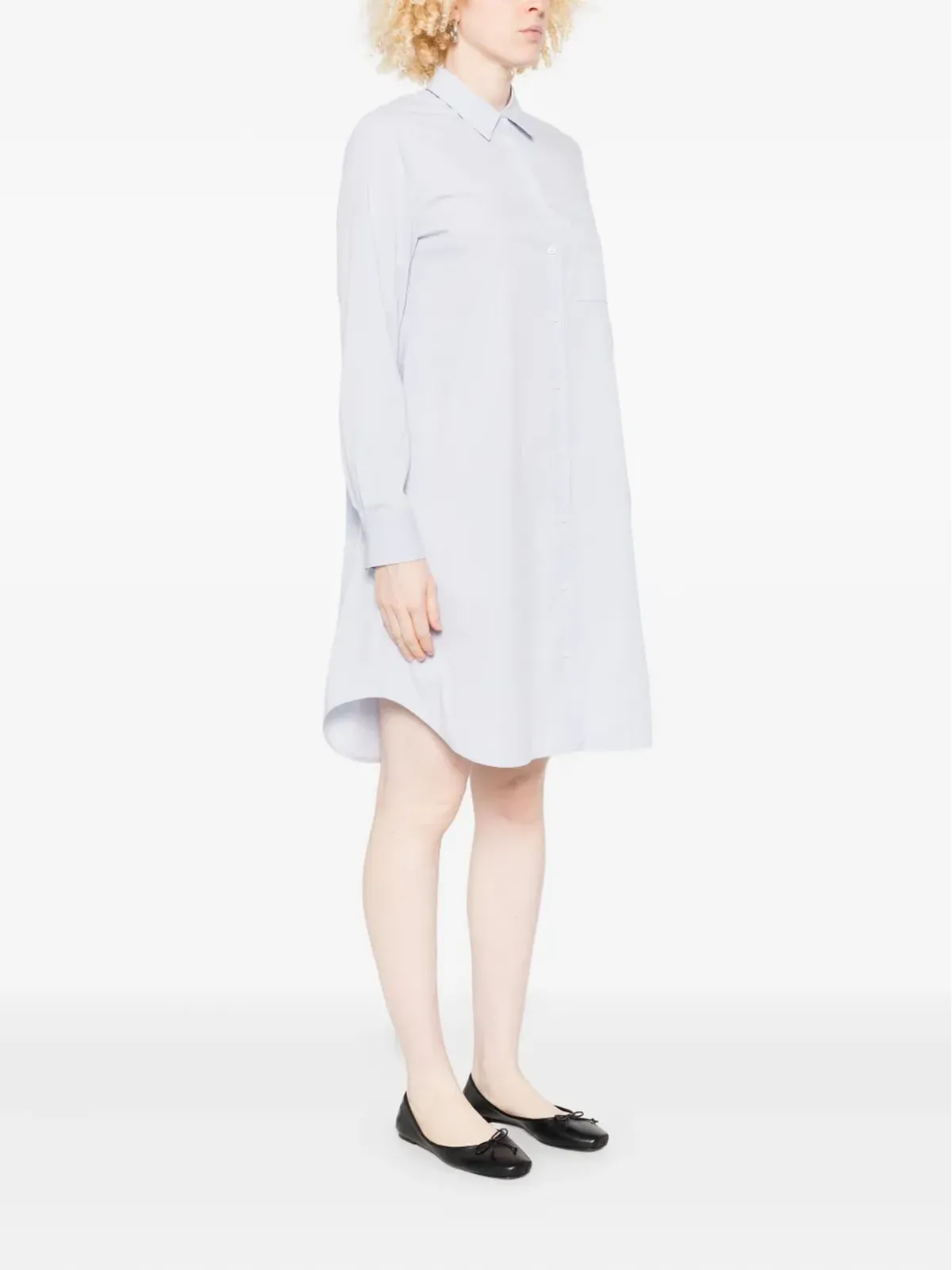 Marc O'Polo button-down shirt dress - Blue - 画像3