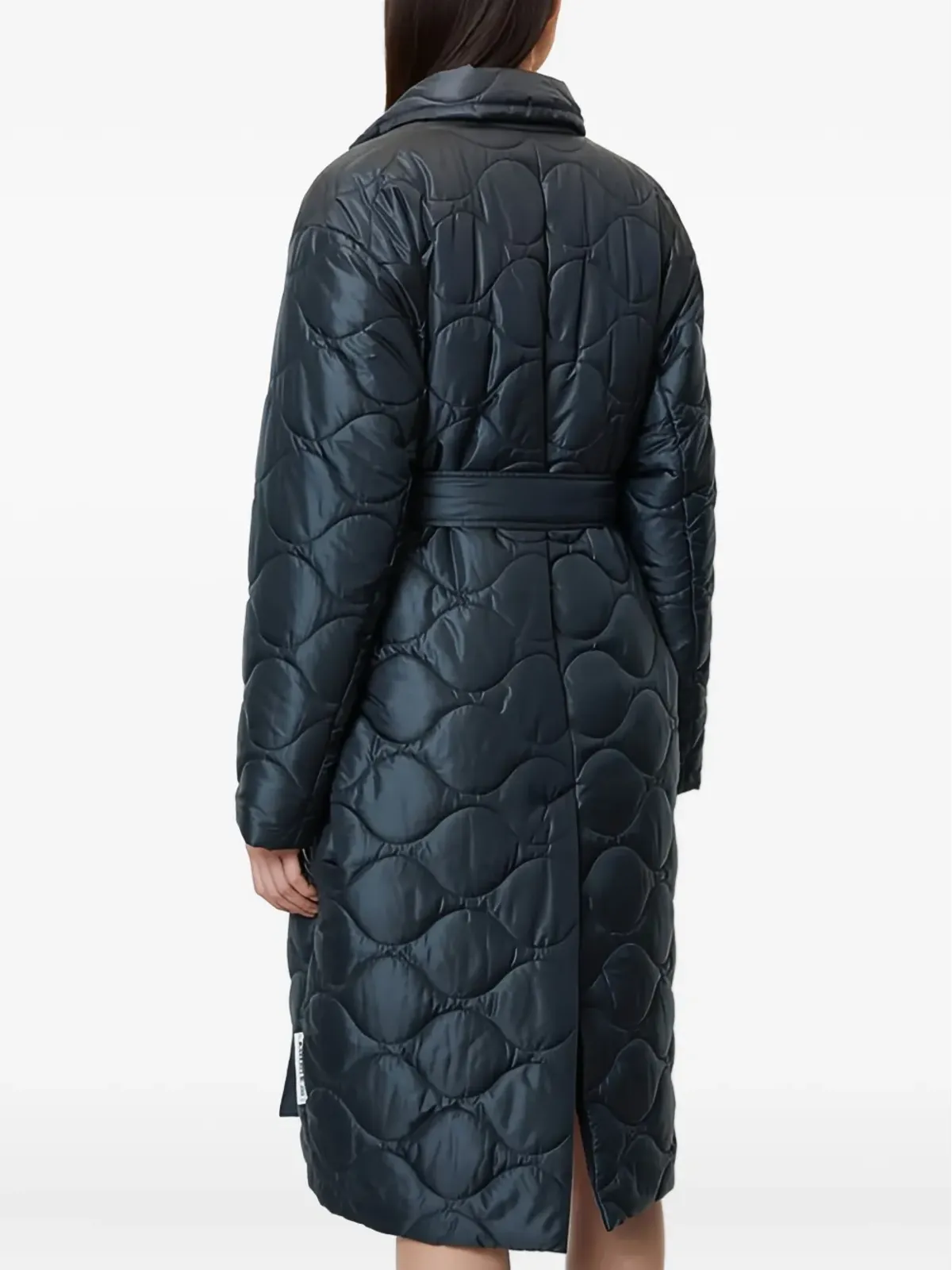 Marc O'Polo キルテッドベルト付きコート - 画像3