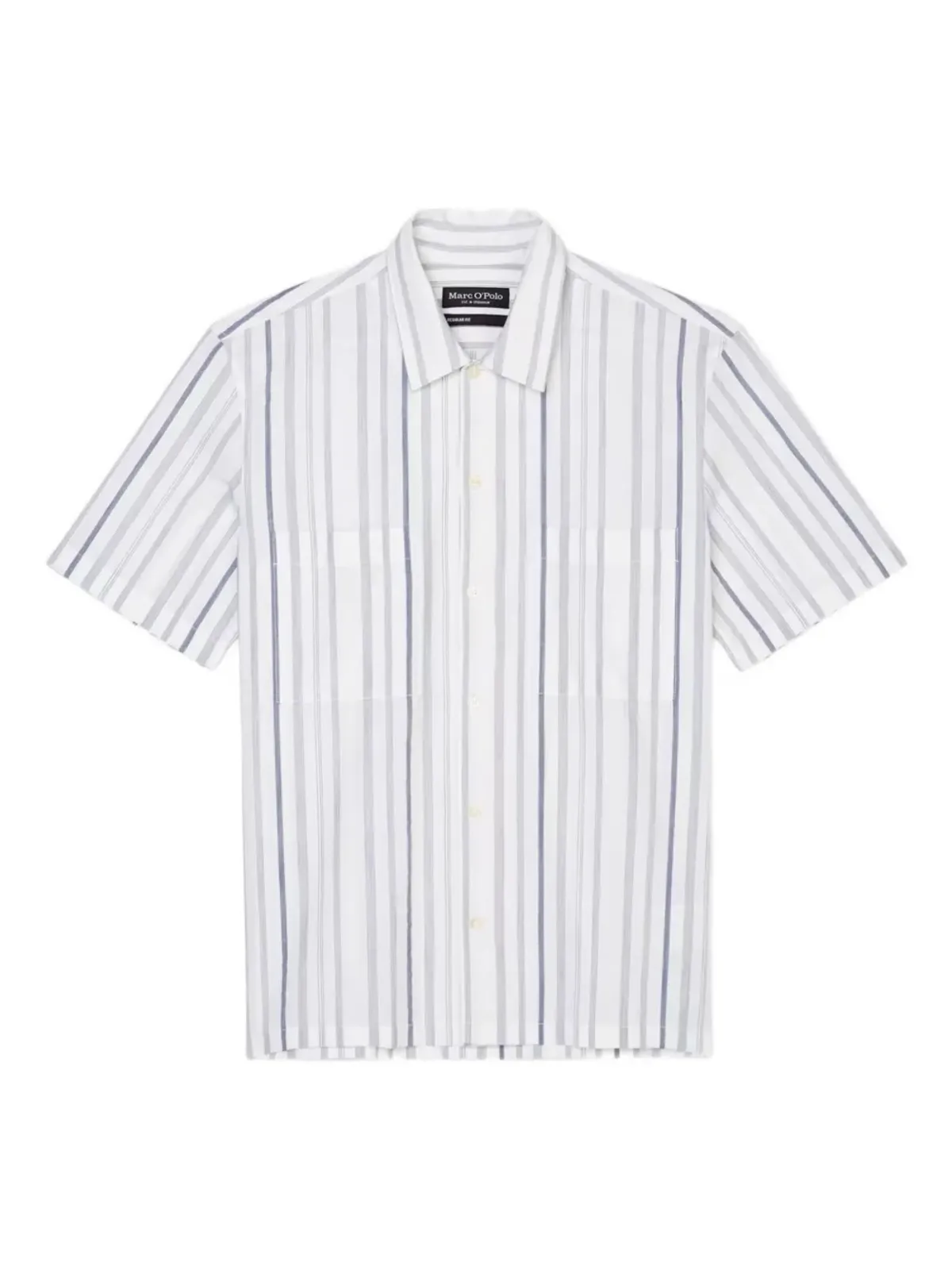 Marc O'Polo ストライプ柄の半袖シャツ - 画像1