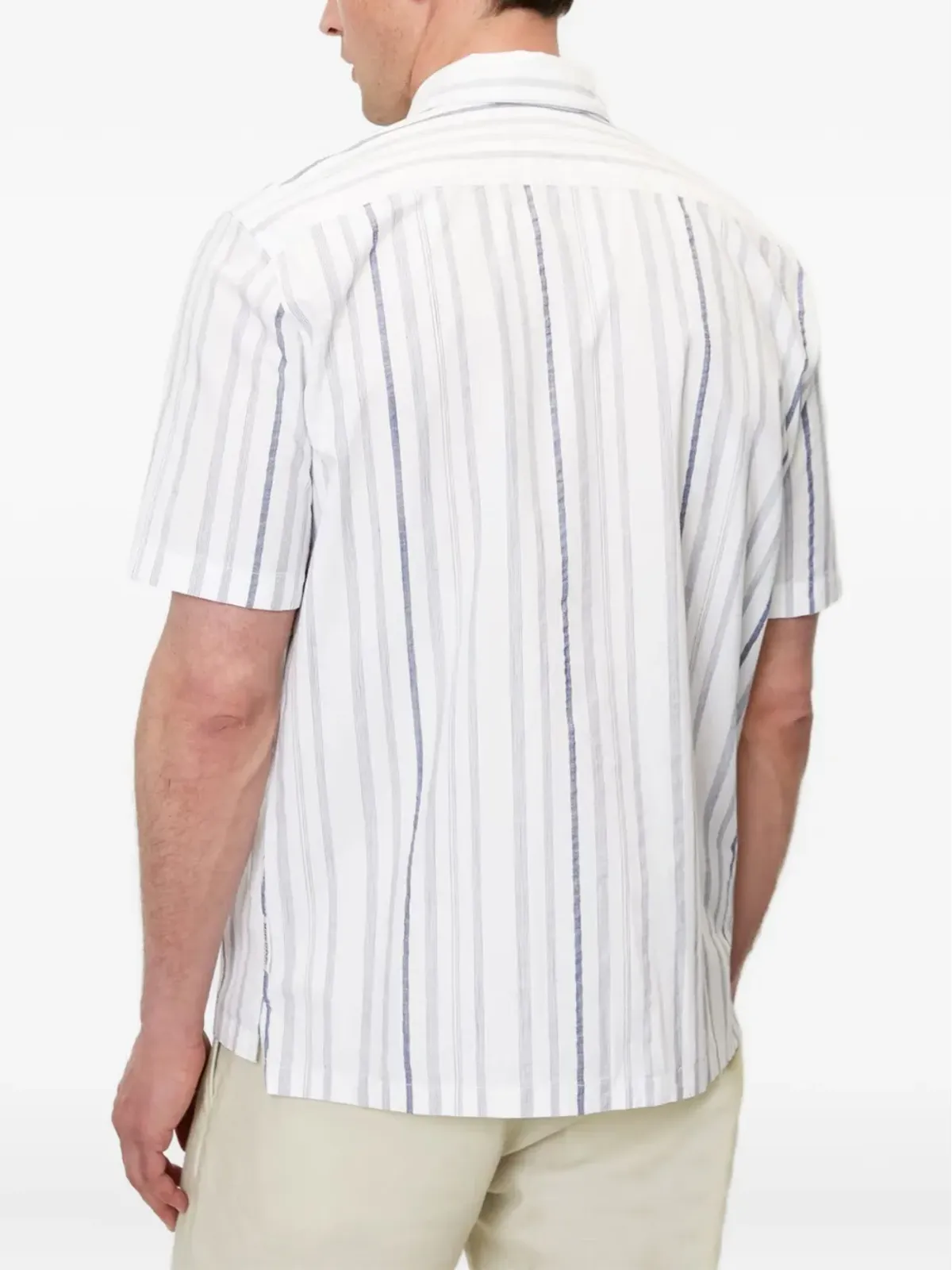 Marc O'Polo ストライプ柄の半袖シャツ - 画像5
