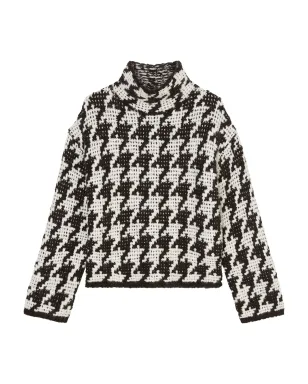 Marc O'Polo 千鳥格子柄タートルネックセーター - サムネイル1