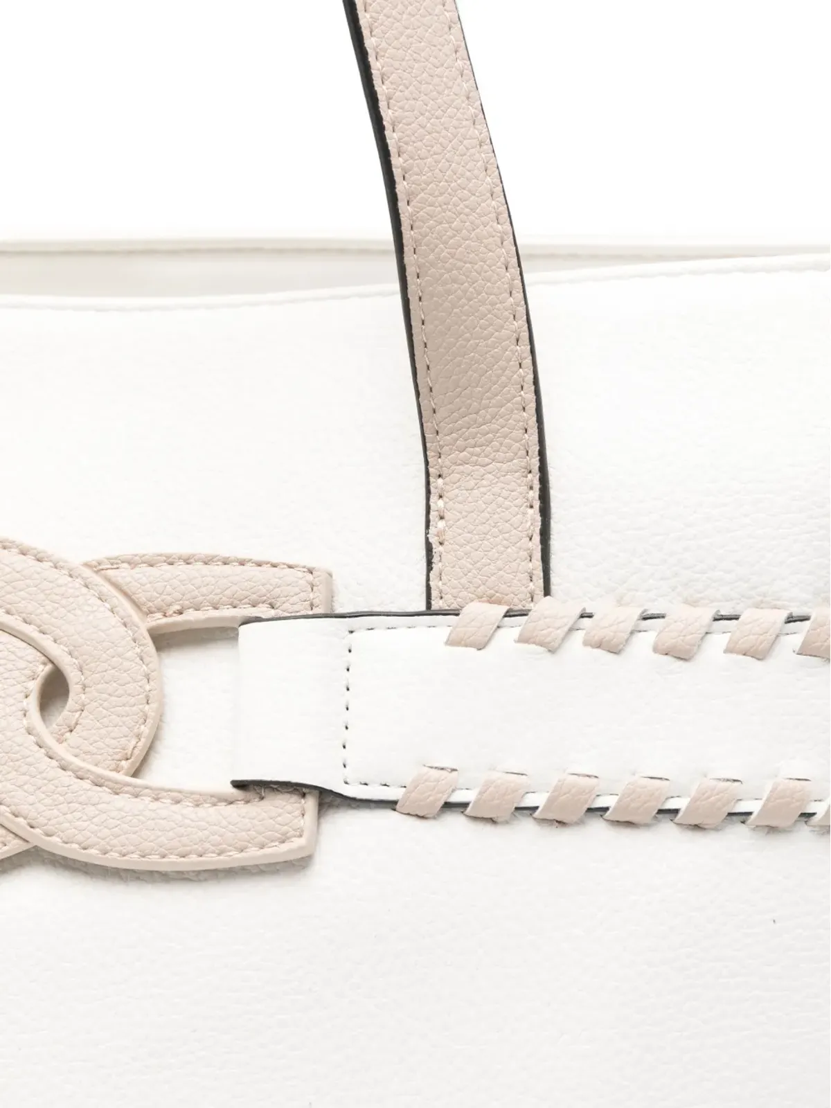 ARA Mona chain-link detail shoulder bag - White - 画像4