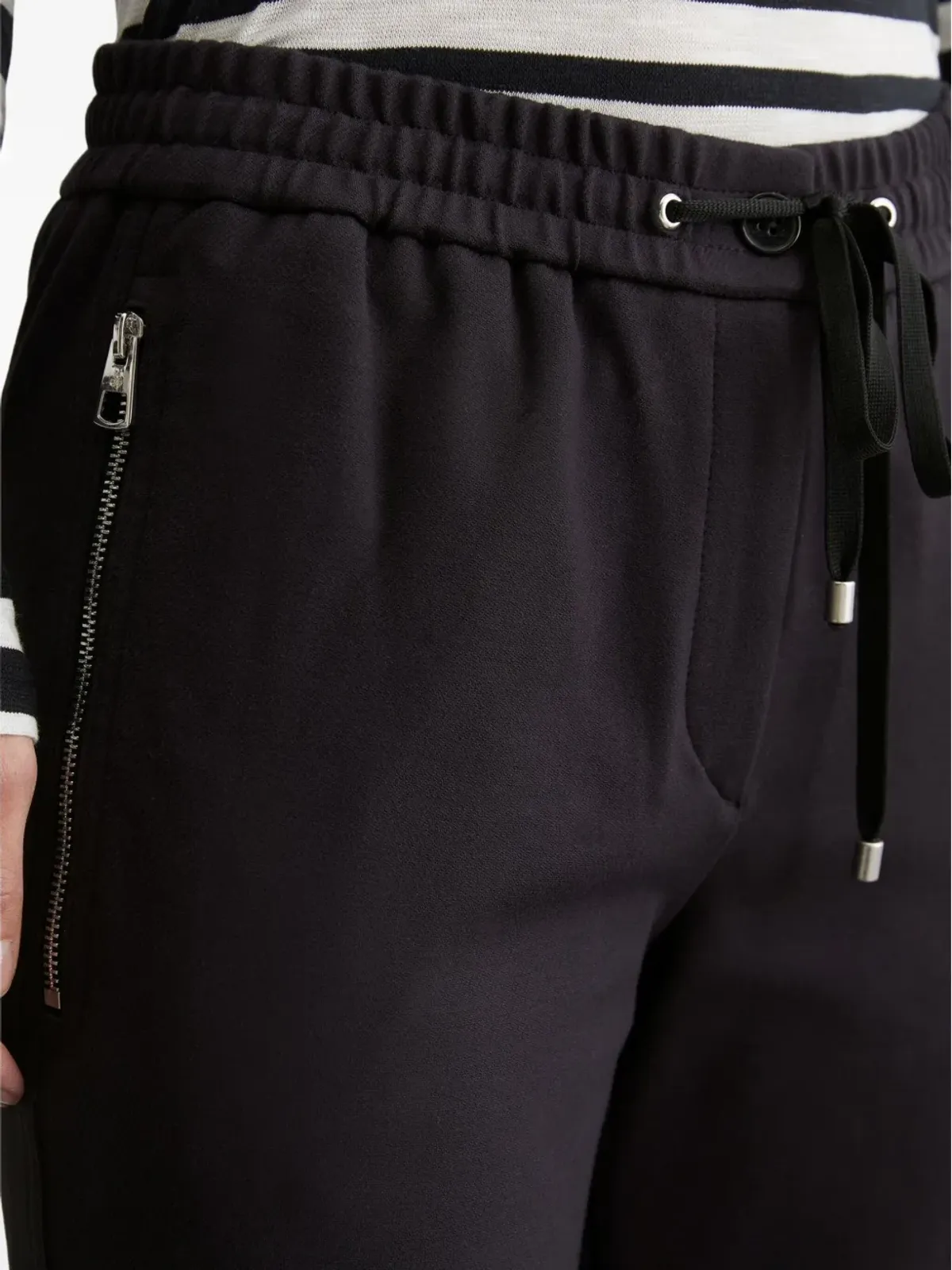Marc O'Polo ドローストリングウエストパンツ ブルー - 画像4