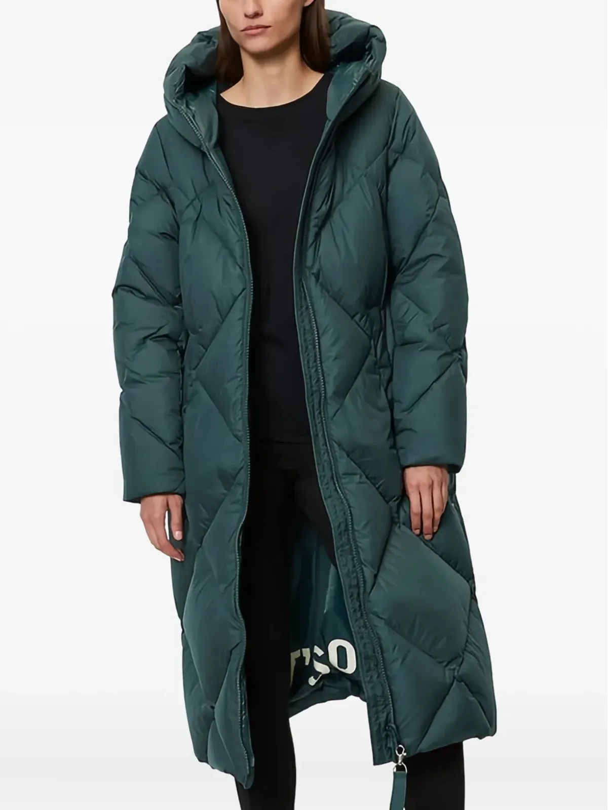 Marc O'Polo キルテッドフーデッドコート - 画像3