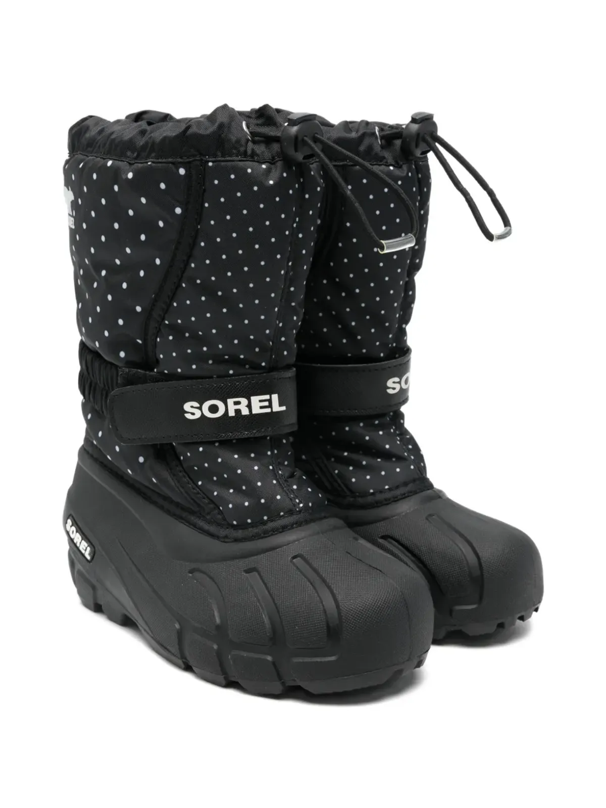 SOREL KIDS ポルカドットストラップブーツ - 画像1