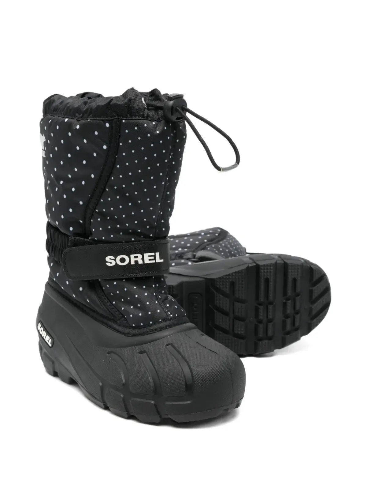 SOREL KIDS ポルカドットストラップブーツ - 画像2