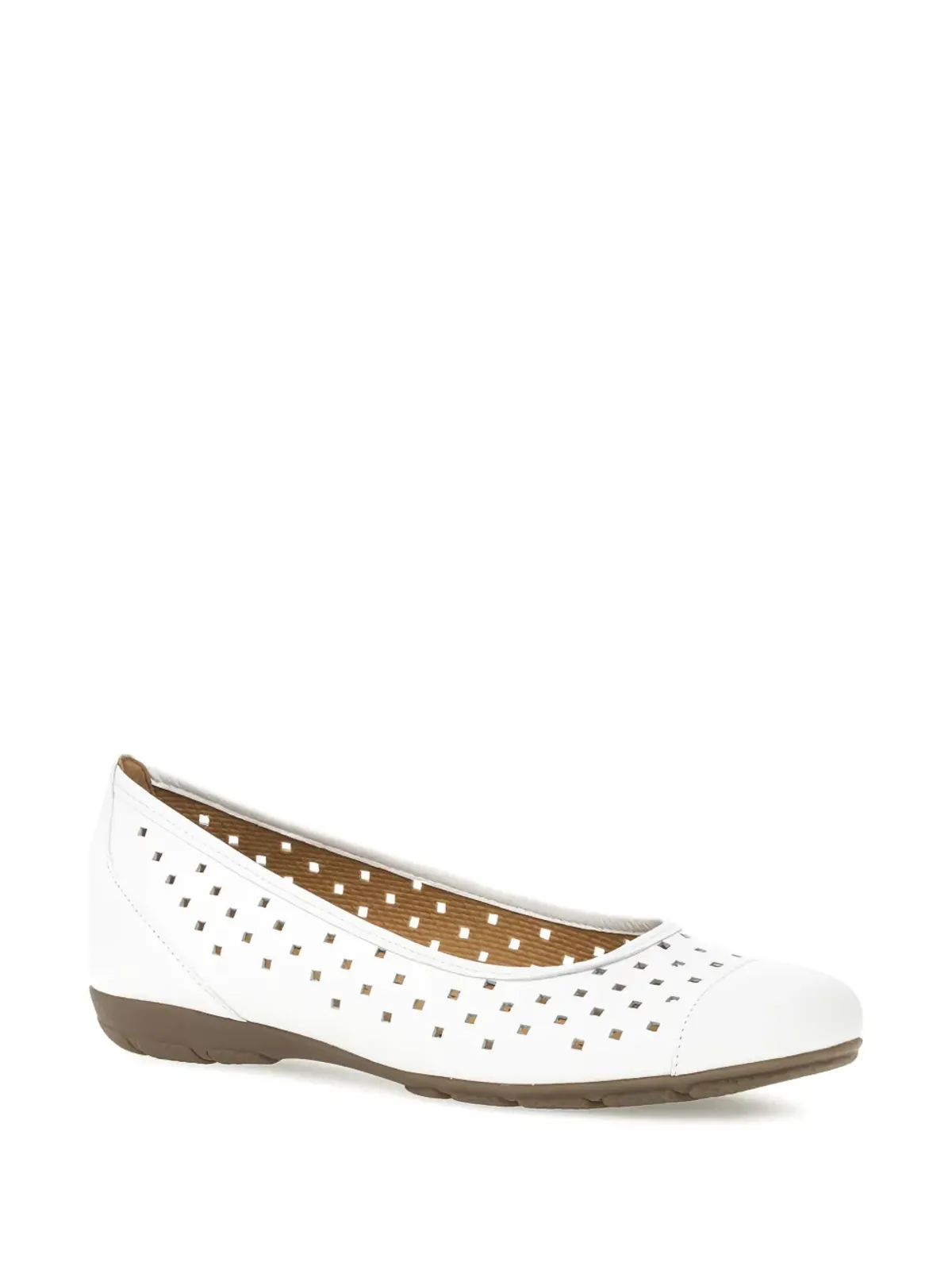GABOR perforated ballet flats - White - 画像2