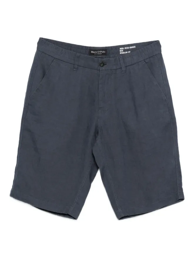 Marc O'Polo Marc O'Polo リネンショーツ - ブルーの商品画像