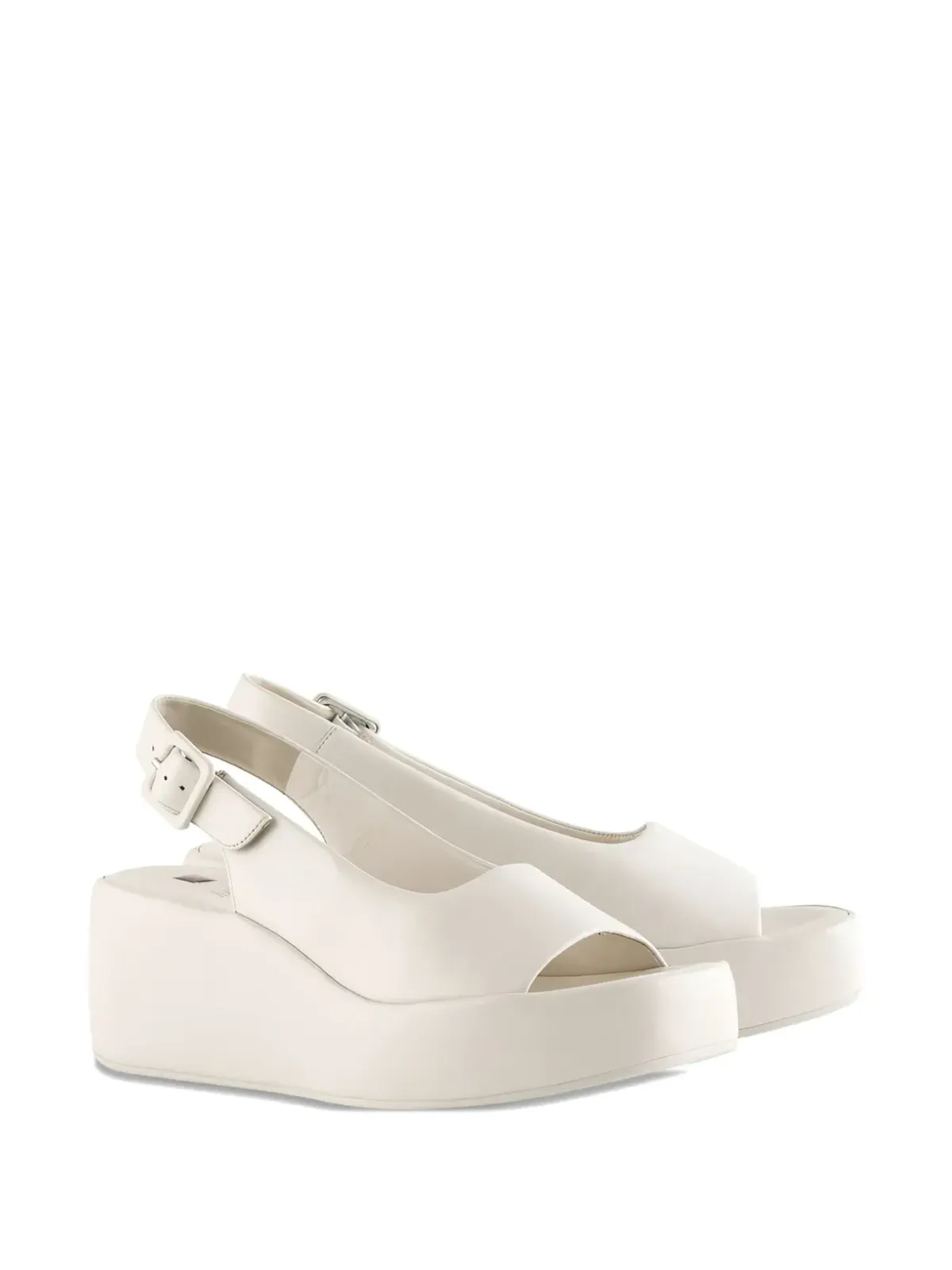 Hogl Loulou platform wedge sandals - White - 画像2