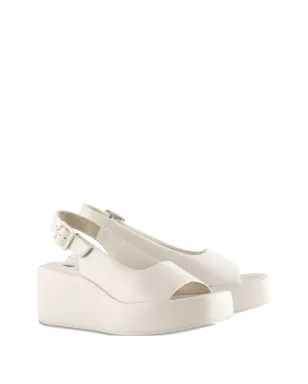 Hogl Loulou platform wedge sandals - White - サムネイル2