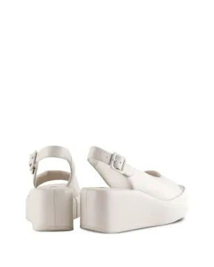 Hogl Loulou platform wedge sandals - White - サムネイル3