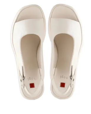 Hogl Loulou platform wedge sandals - White - サムネイル4