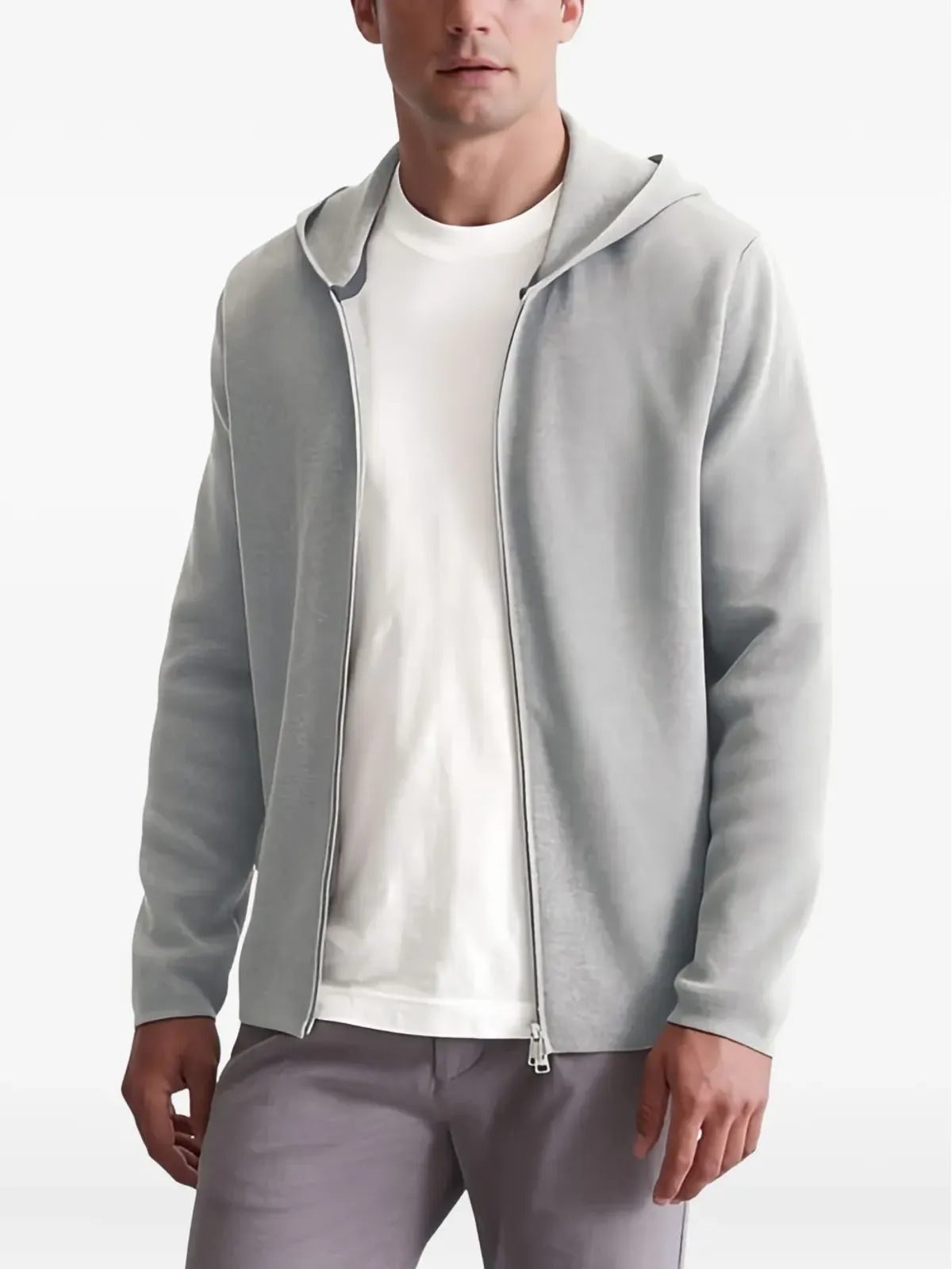 Marc O'Polo ジップアップフーディー - グレー - 画像2