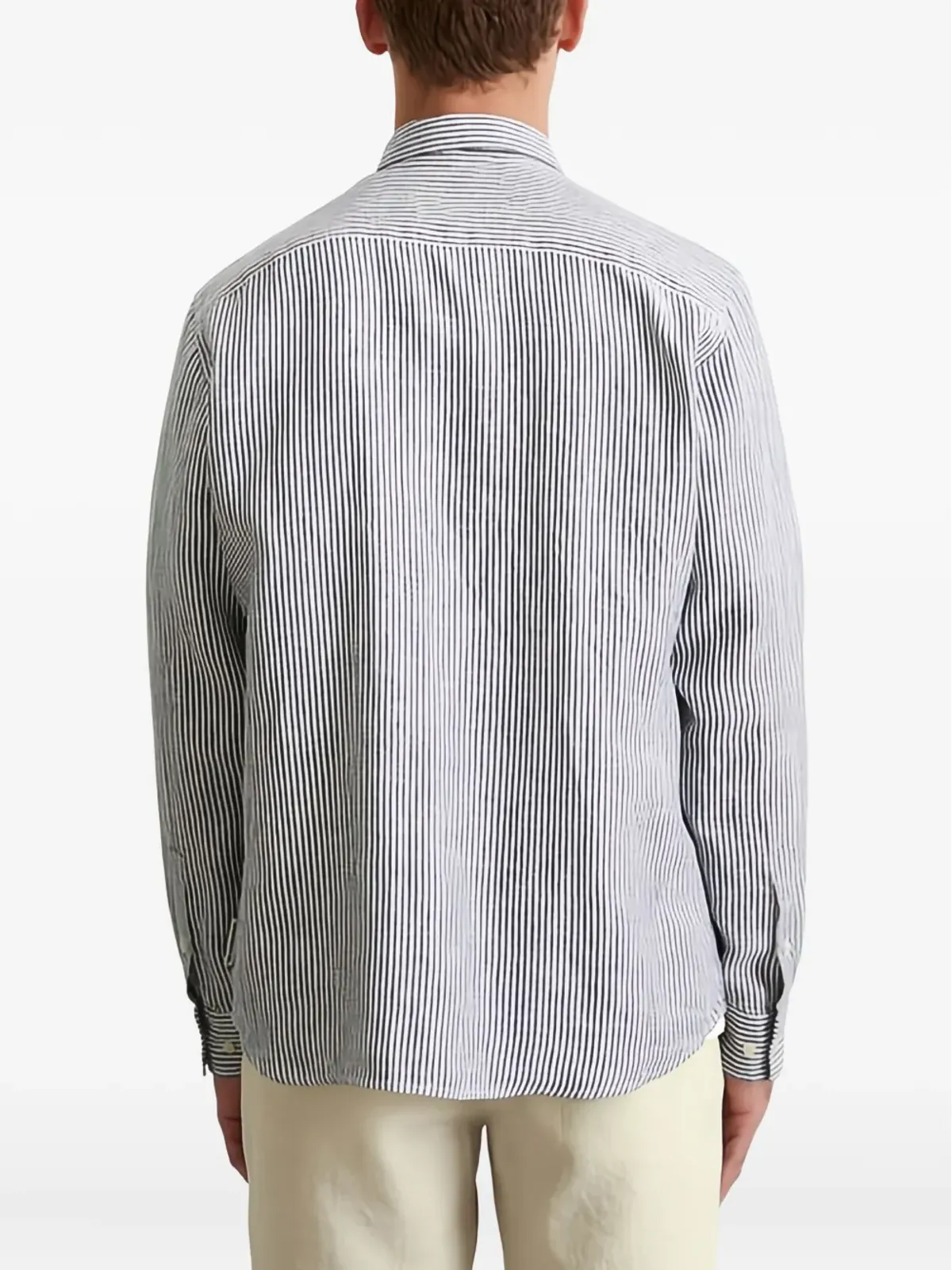 Marc O'Polo ストライプ ボタンアップ シャツ - グレー - 画像3