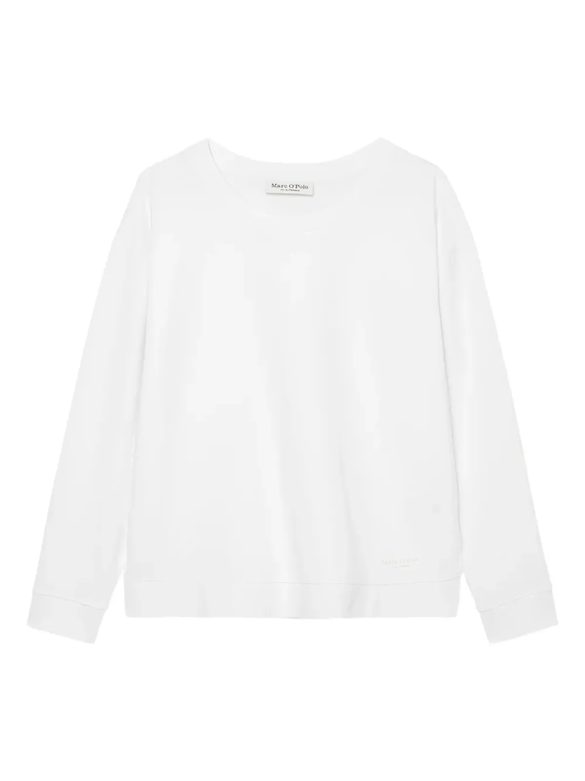 Marc O'Polo クルーネック長袖スウェット - White - 画像1