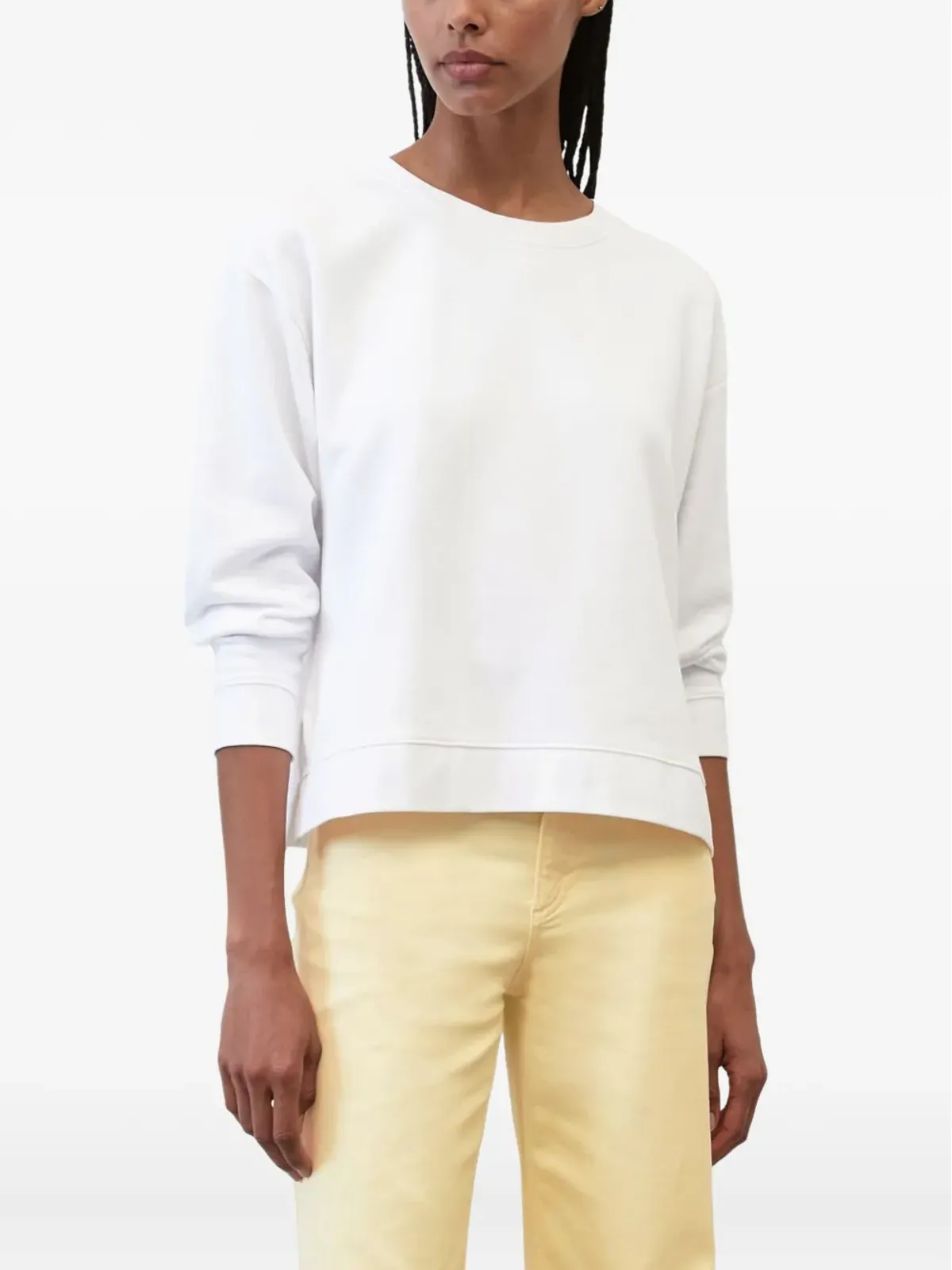 Marc O'Polo クルーネック長袖スウェット - White - 画像2