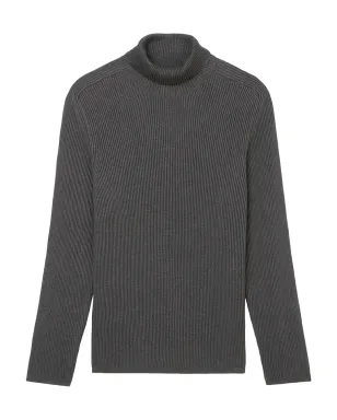 Marc O'Polo リブ編みタートルネックセーター - グレー - サムネイル1