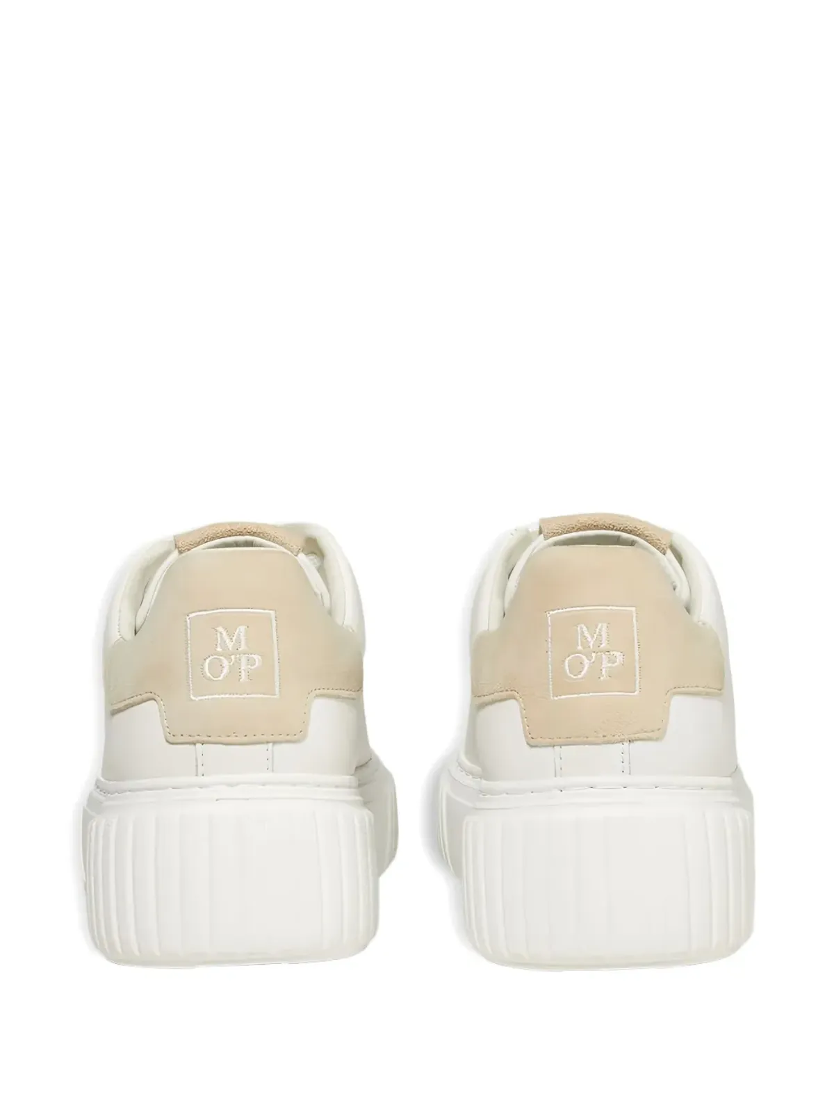 Marc O'Polo レザープラットフォームスニーカー - 画像3