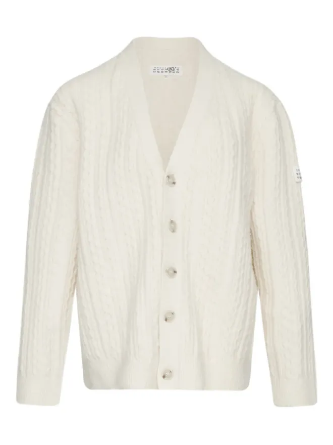MM6 Maison Margiela MM6 Maison Margiela ケーブルニットボタン付きカーディガンの商品画像