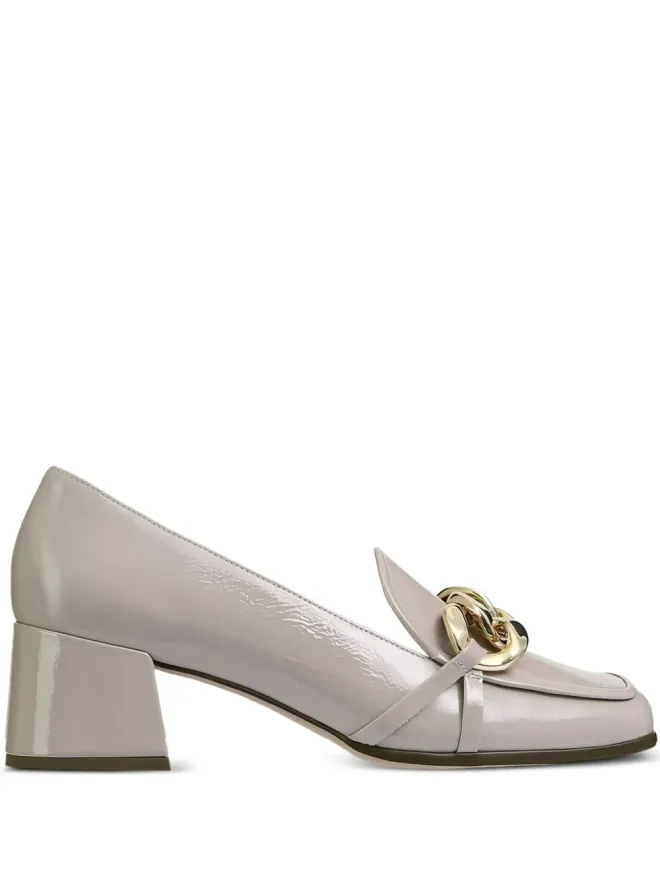 Hogl Hogl Ally ブロックヒール レザー ローファーの商品画像