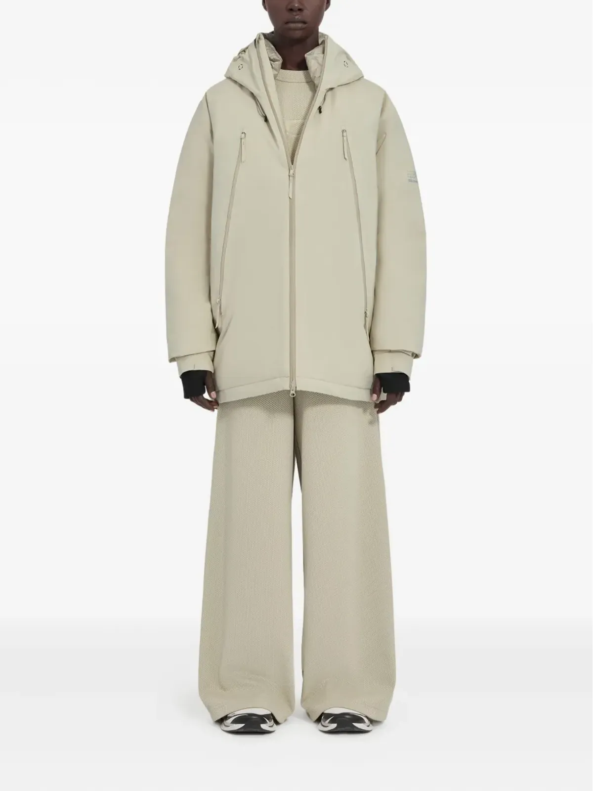 MM6 Maison Margiela X Salomon フード付きジップフロントジャケット - 画像2