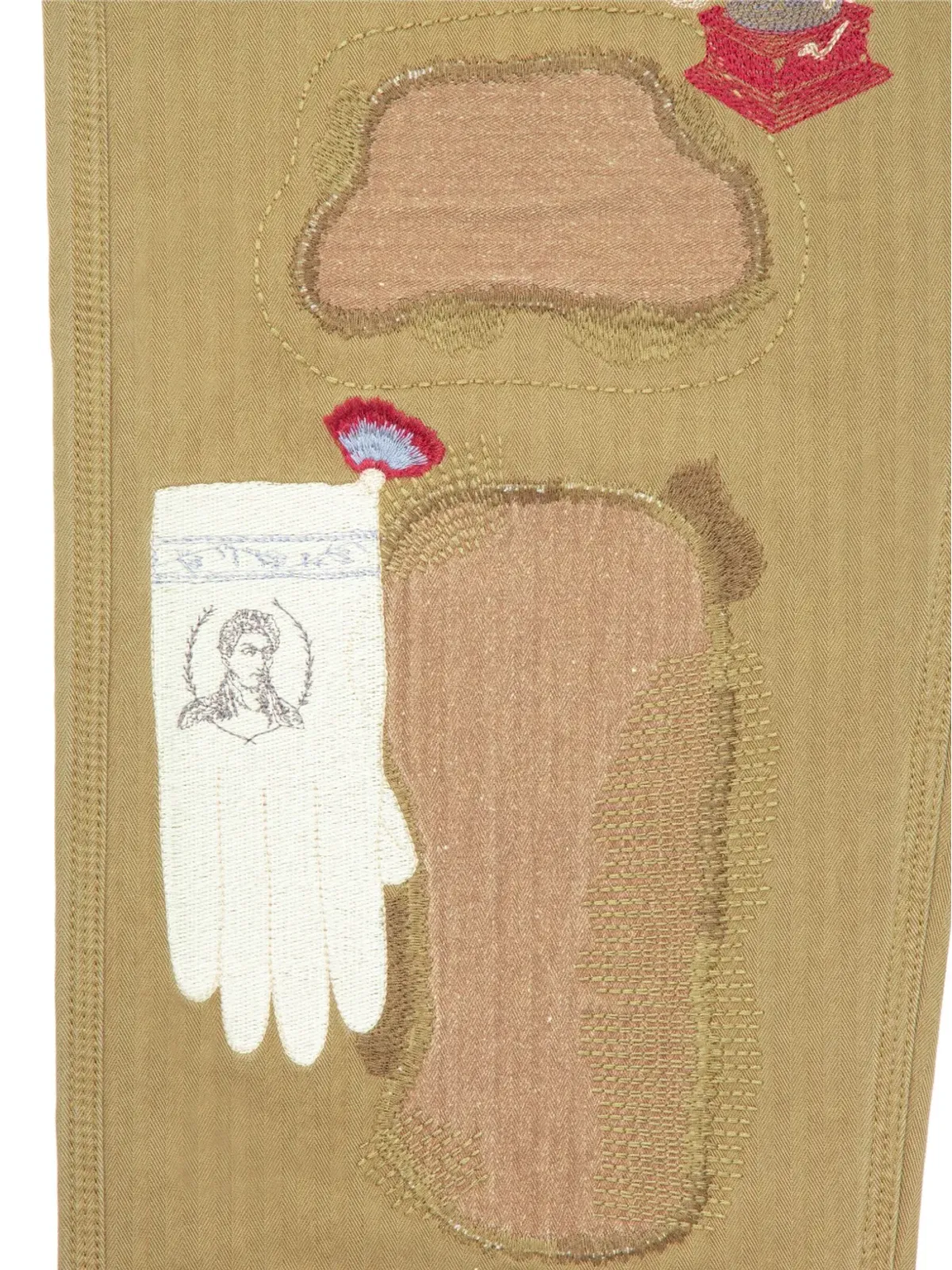 Samuel Zelig アンティーク刺繍パンツ - 画像3