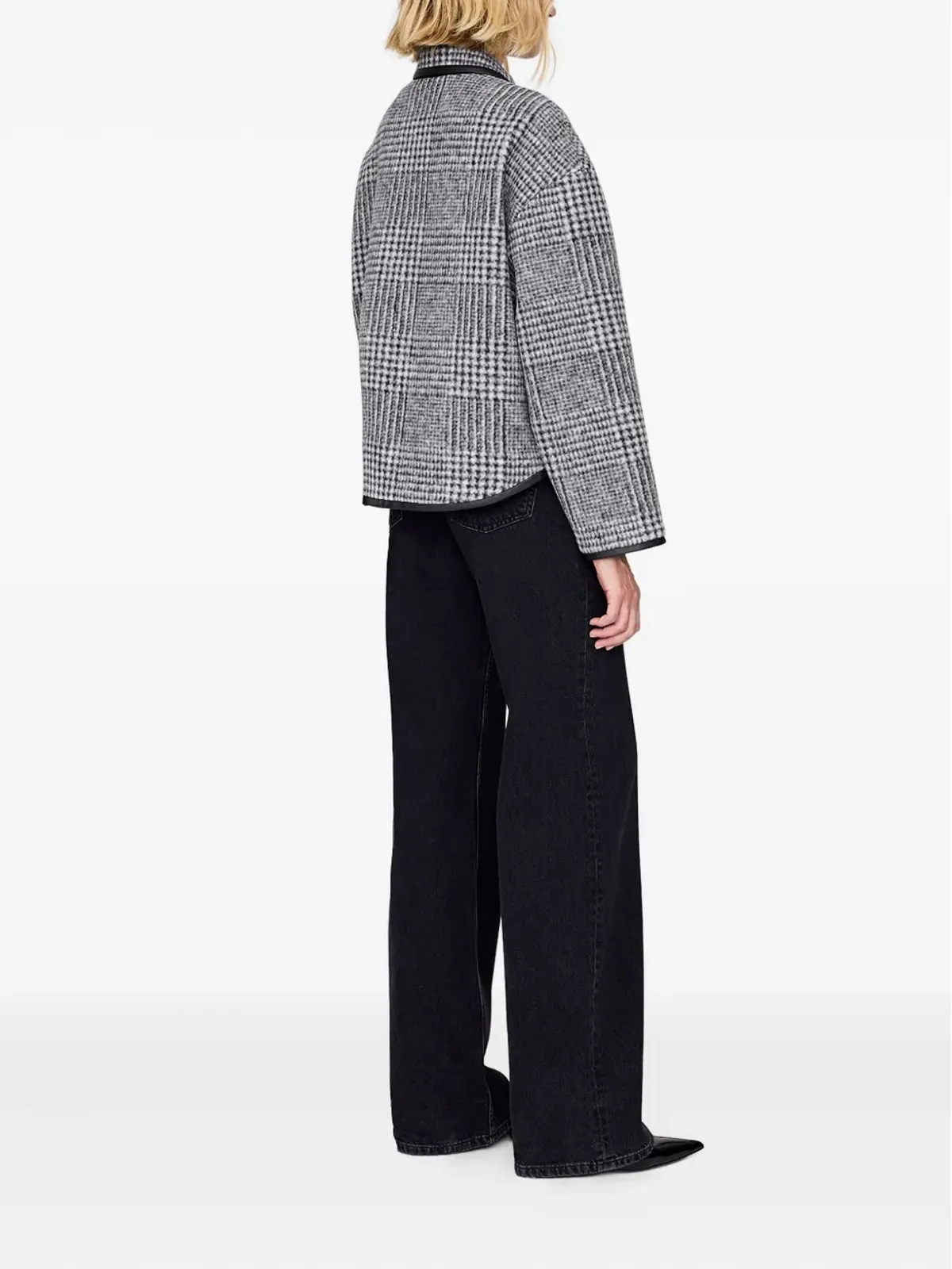 ANINE BING チェック柄ジャケット - 画像3