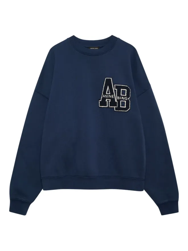 ANINE BING ANINE BING Miles Letterman 刺繍ロゴ入りスウェットの商品画像