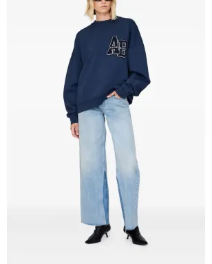 ANINE BING Miles Letterman 刺繍ロゴ入りスウェット - サムネイル2