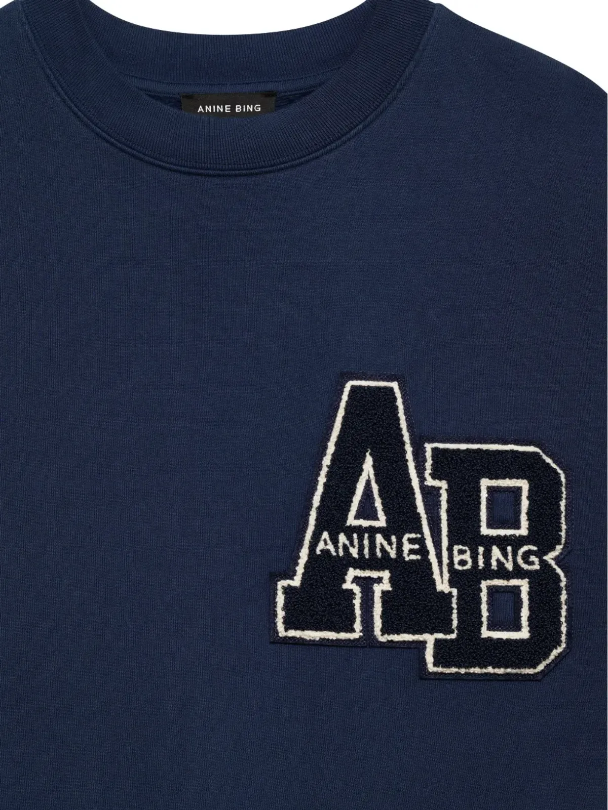 ANINE BING Miles Letterman 刺繍ロゴ入りスウェット - 画像4