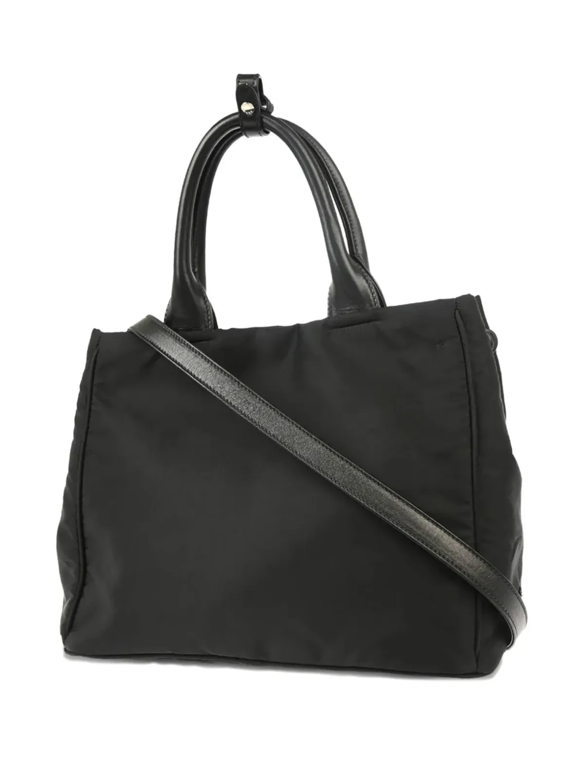 Prada ビンテージ 2010年代 リボンディテール ハンドバッグ - ブラック - 画像2