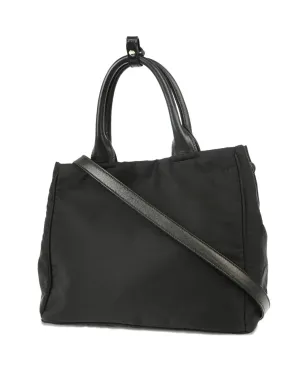 Prada ビンテージ 2010年代 リボンディテール ハンドバッグ - ブラック - サムネイル2