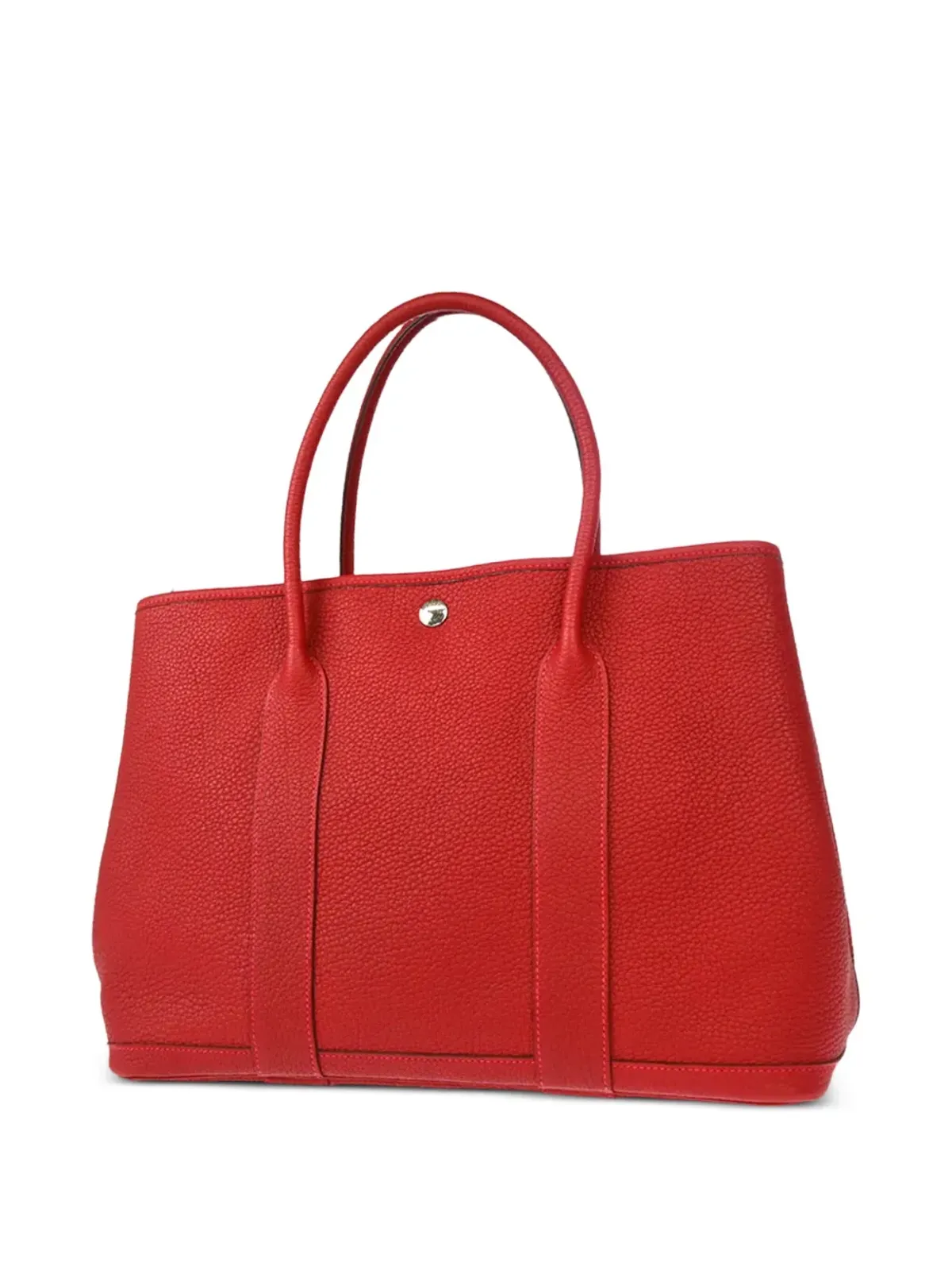 ビンテージ Hermès ネゴンダ ガーデンパーティー トートバッグ - レッド - 画像2