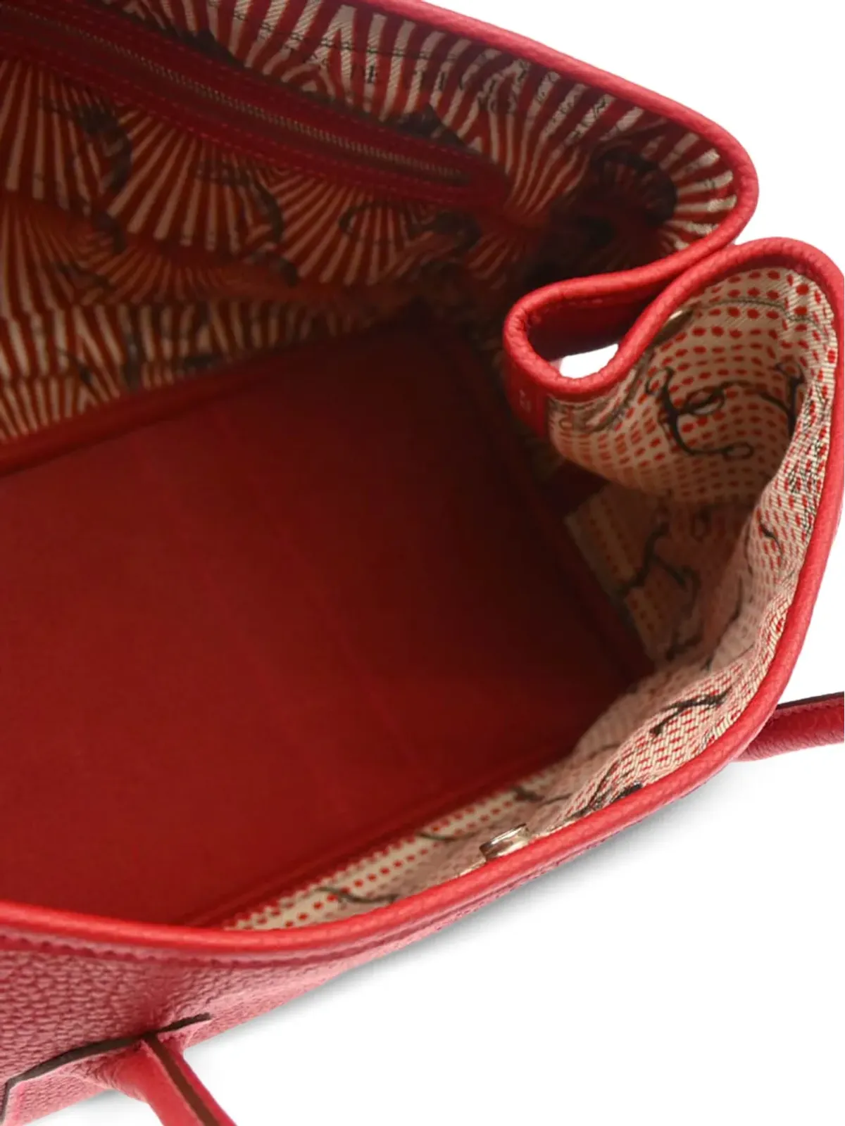 ビンテージ Hermès ネゴンダ ガーデンパーティー トートバッグ - レッド - 画像4